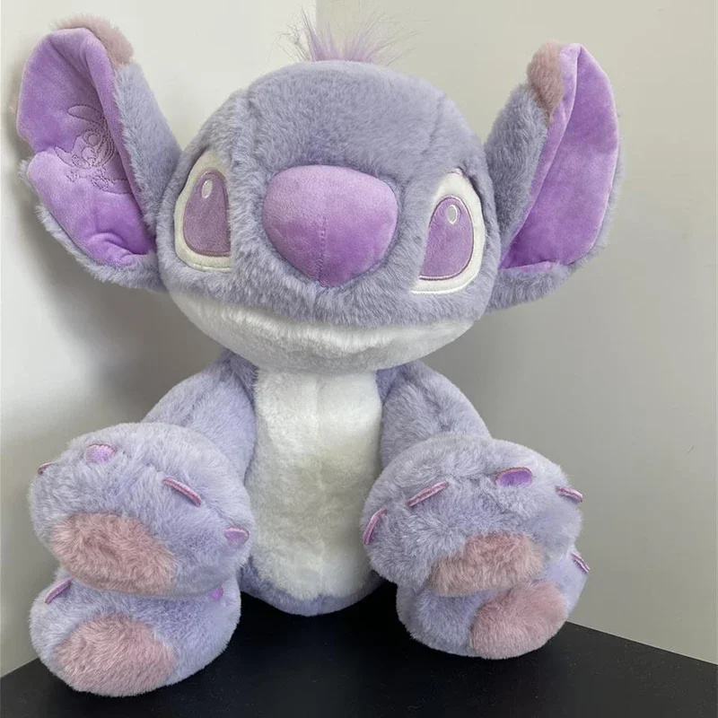 

Kawaii Disney Lilo and Stitch Purple Plush Plushie Valentine Cute Soft Pixar Stich Dolls Stuffed Angel Toys for Children Gift