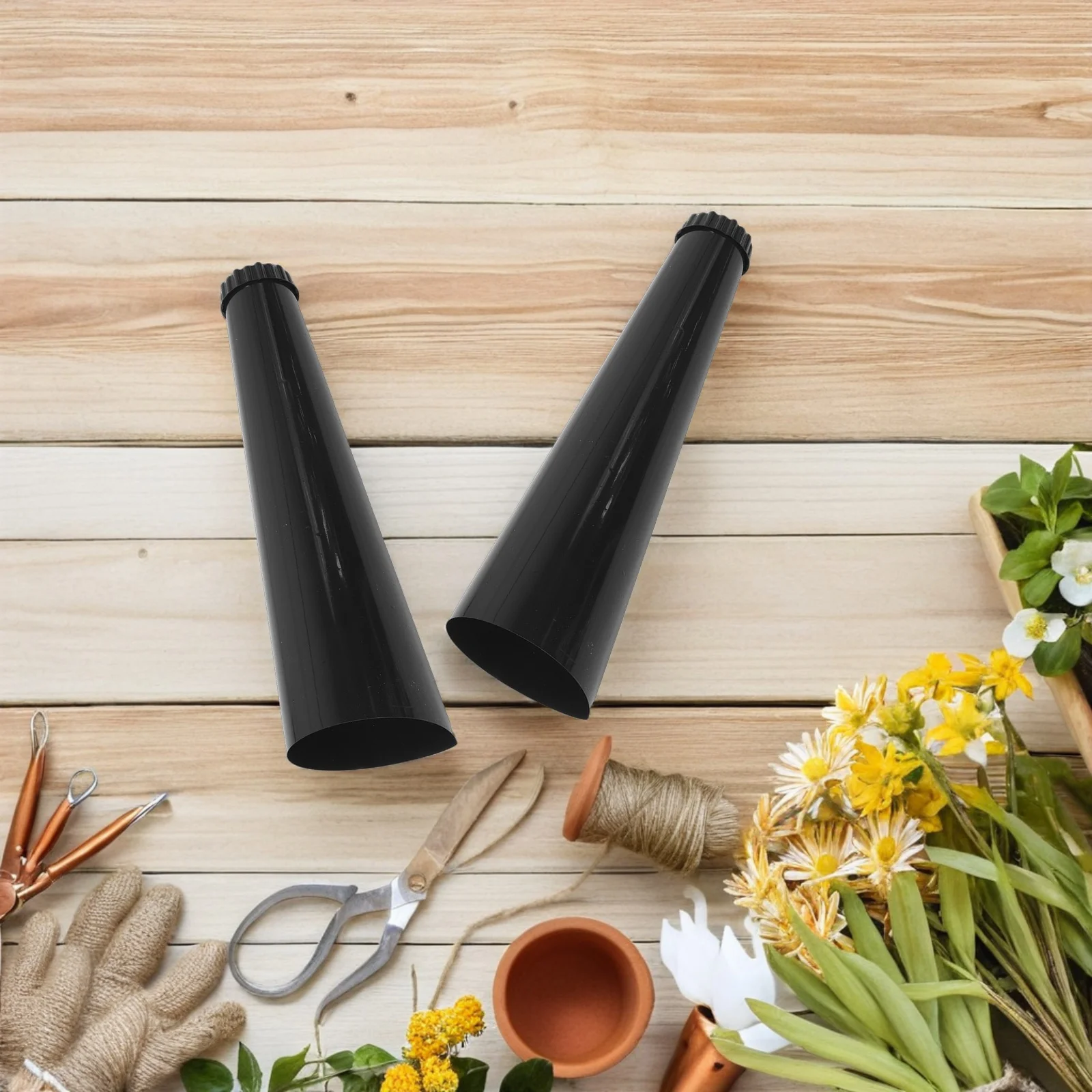 

4Pcs Planting Sunshade Bucket - Sun Shade for Vegetables Garlic Planter Container Outdoor Garden Protectors Cultivating