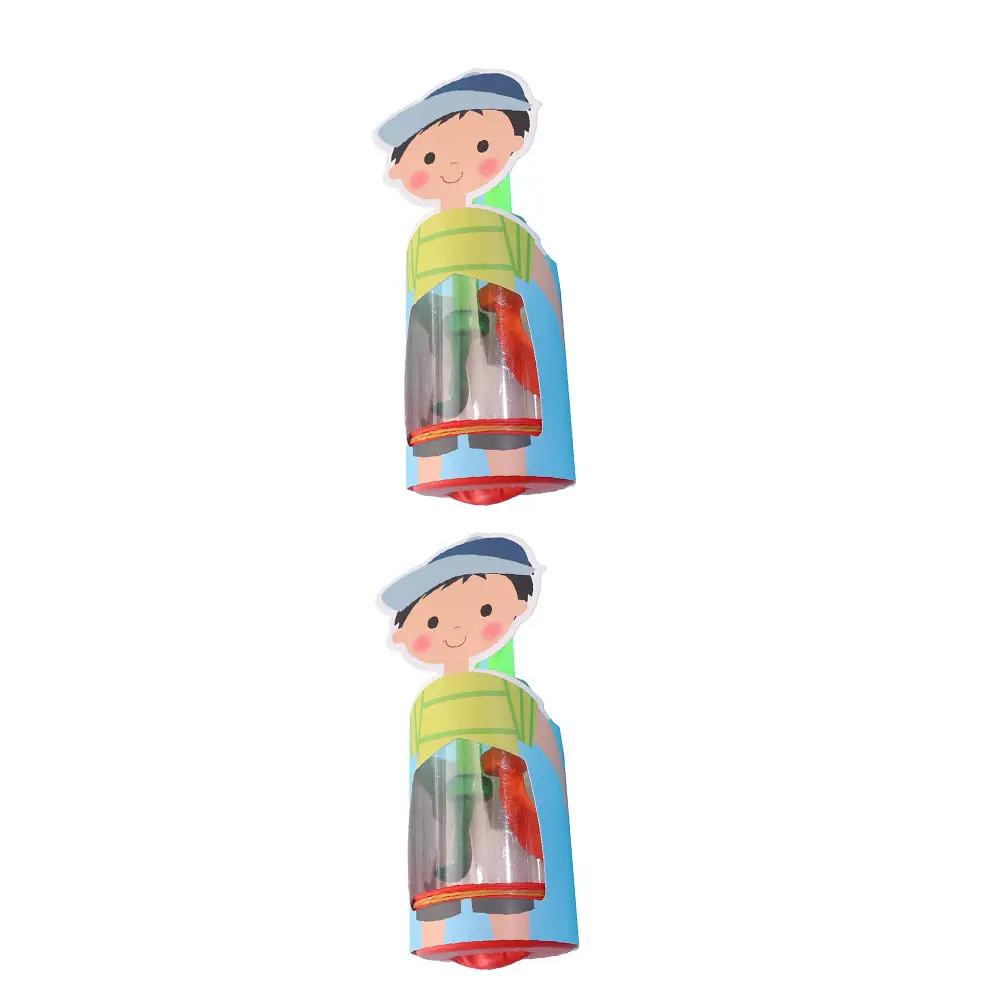 

2 Sets Human Lung Breathing Model DIY Material Package Paper Toy Kids Education Balloon Assembly Learning Teaching Tool