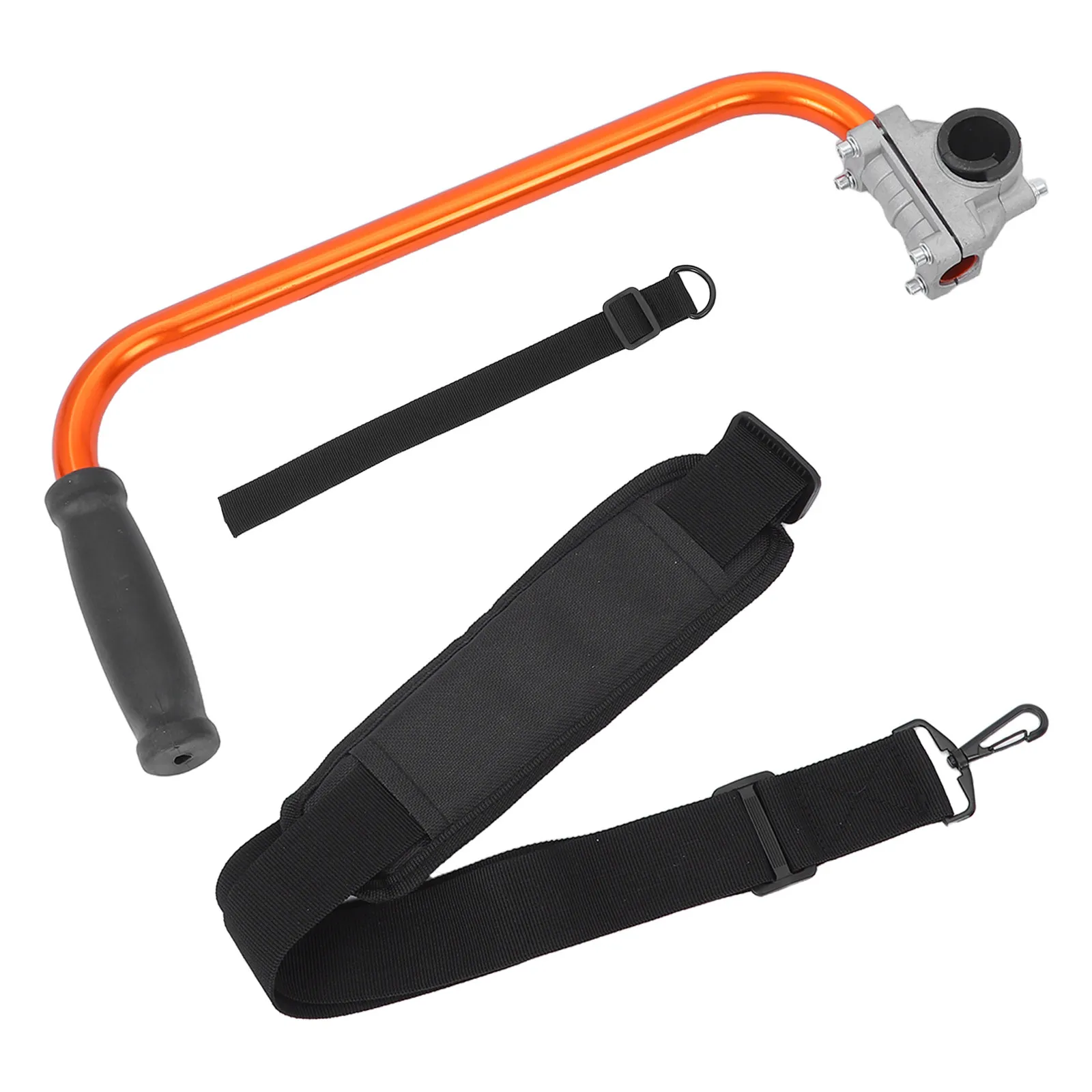 Lawn Mower Assist Handle Kit - Heavy Duty Adjustable Grass Trimmer Handle Extension for Secure Mowing Control and Fatigue