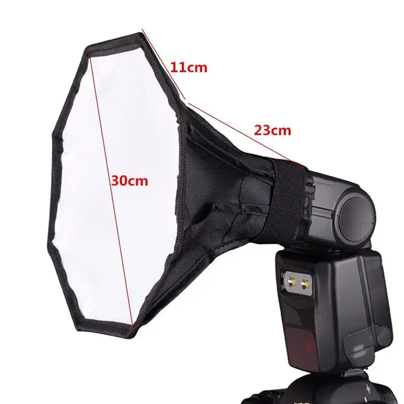 20cm 8 Square Photo Studio Octagon Flash Diffuser Mini Softbox for Speedlite Photo Studio Accessories Soft Box