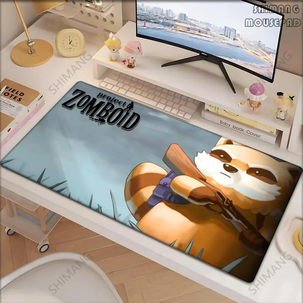 Project Zomboid Mouse Pad Computer Large Gaming Mousepad PC Gamer Mouse Mat XXL Laptop Mausepad Keyboard Mat E-Sports Desk Pad