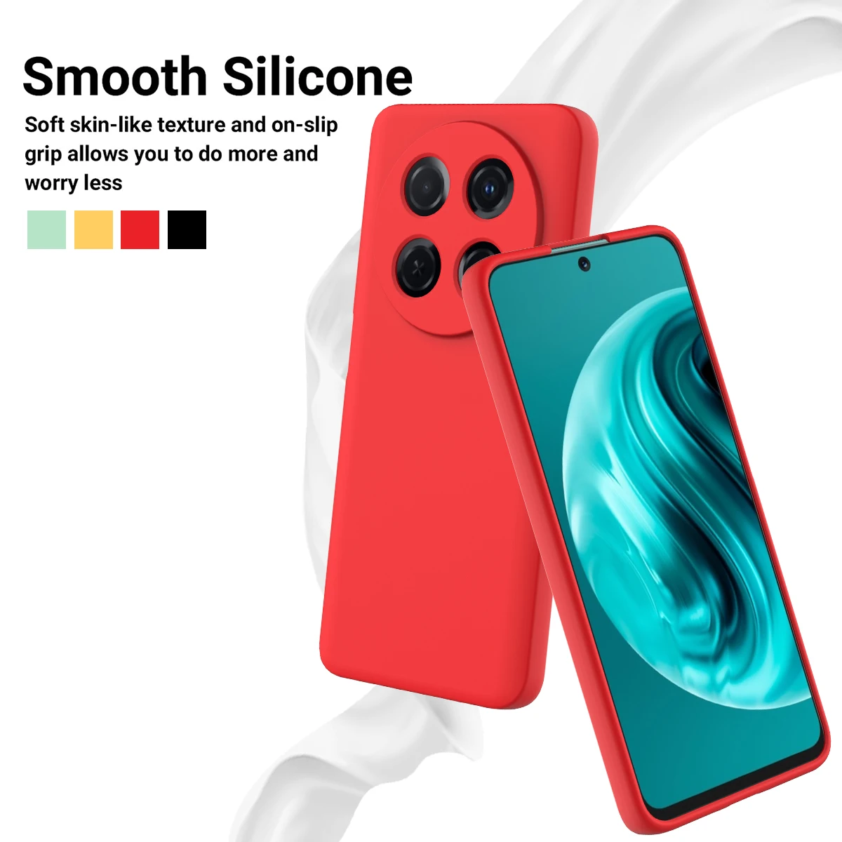 Lanyard Silicone Case For Huawei Nova 13i Skin-feel Ultra-thin Soft Anti-fall Cover For Huawei Nova 13i Shockproof Bumper Funda
