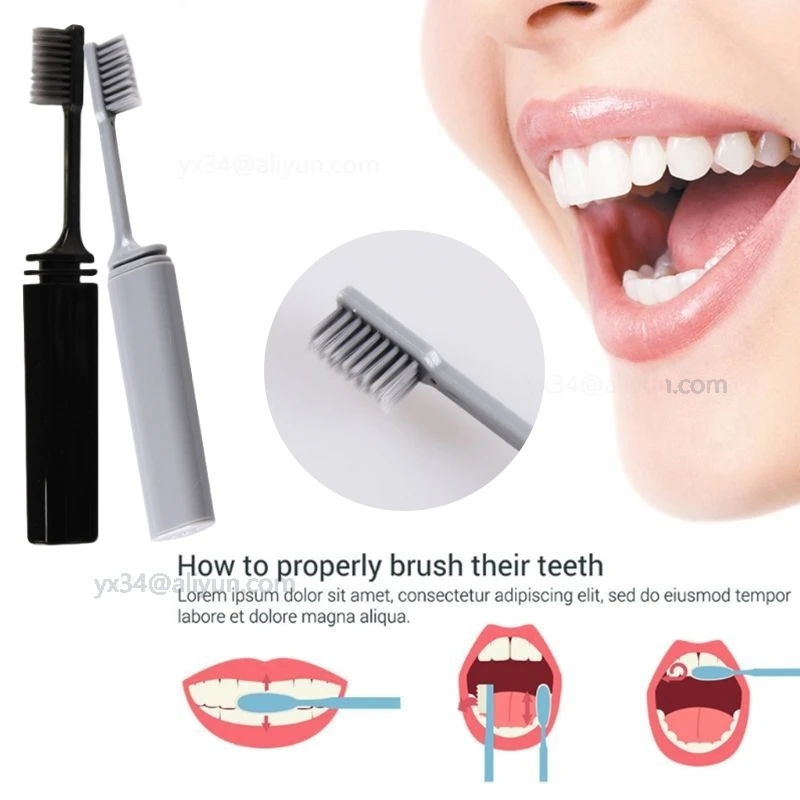 

Travel Toothbrush Outdoor Camping Portable Folding Small Tooth Brush Traveling Toothbrushes for Adult Teeth Brushes Зубная Щетка