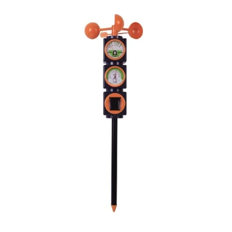 Educational Wind Speed Measurement Tool with Rotating Wind Cup Blade Anemometer