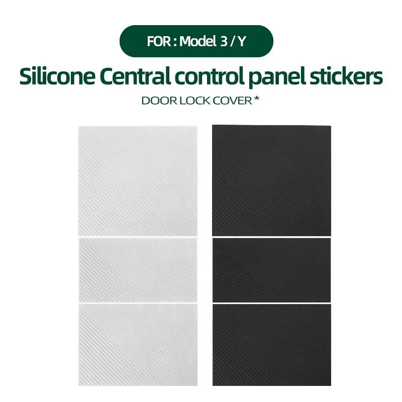 

Applicable To Tesla Model 3/Y Refreshed Version Center Console Panel Film Suede Sticker Interior Modification Accessories