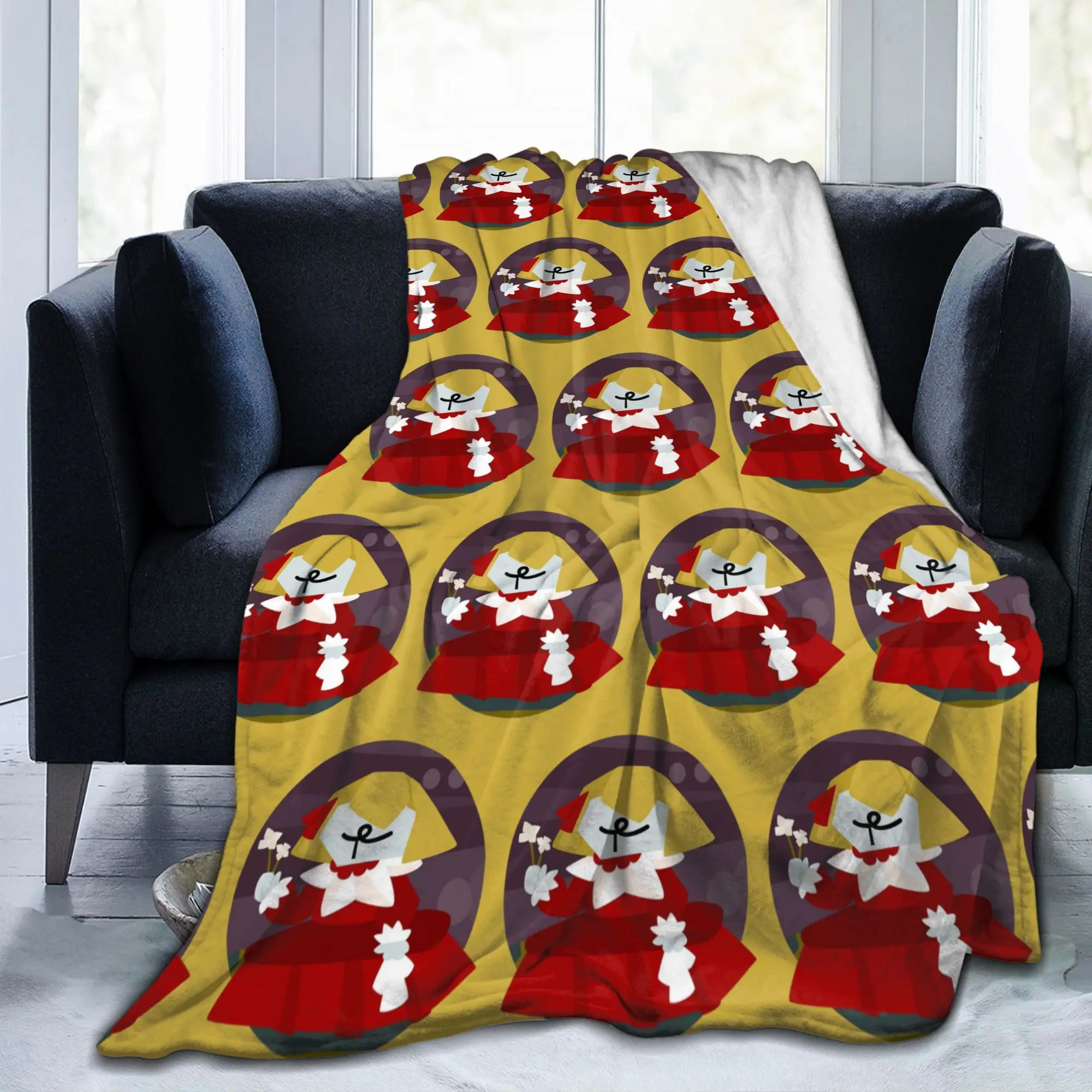 Las Meninas Velazquez Infanta Margarita Flannel Throw Blanket Cartoon for Sofa Knitted Blanket Travel Warm Breathable Throws