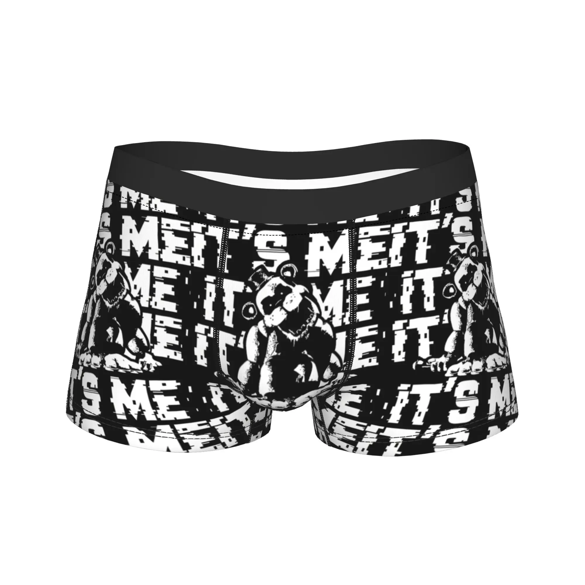 Homens FNAF At Freddys Roupa Interior Longa Humor Boxer Briefs Shorts Calcinhas Masculinas Cuecas Macias