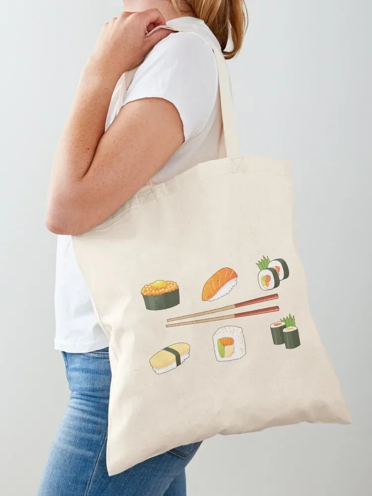 Sushi Lover's Paradise: Unique and Creative Sushi Designs for T-Shirts and Stickers, I love Sushi - New Stickers 2020 - Tote Bag