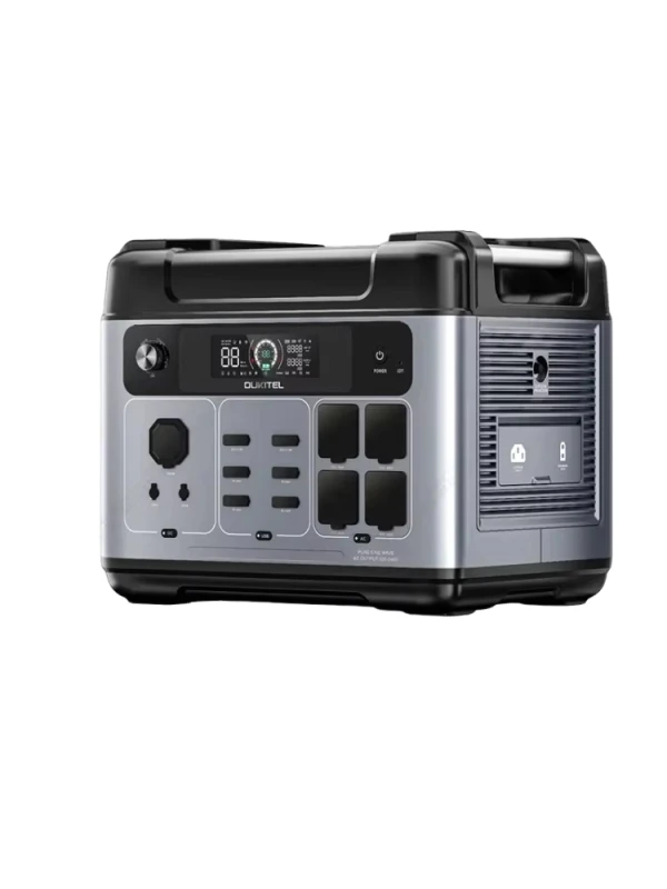 OUKITEL P2001E PLUS 2400W draagbaar vermogen 2048Wh Lifepo4 batterijstation zonnegenerator thuisback-up, buiten kamperen mobiele stroom