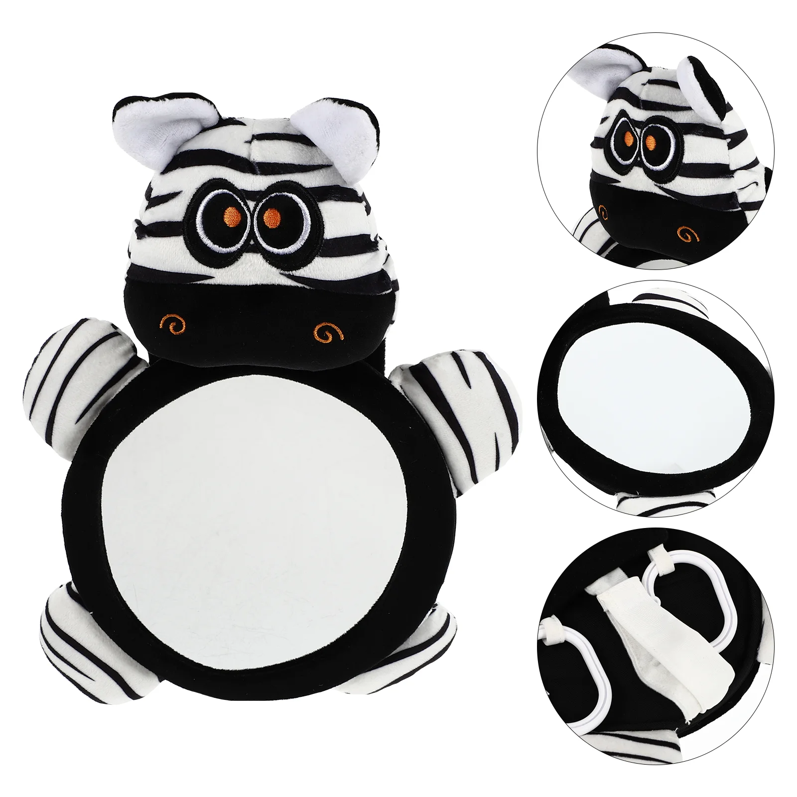 Children's Rearview Mirror Zebra Infant Car Seat Reflector Cartoon Acrylic Reverse Baby Camera