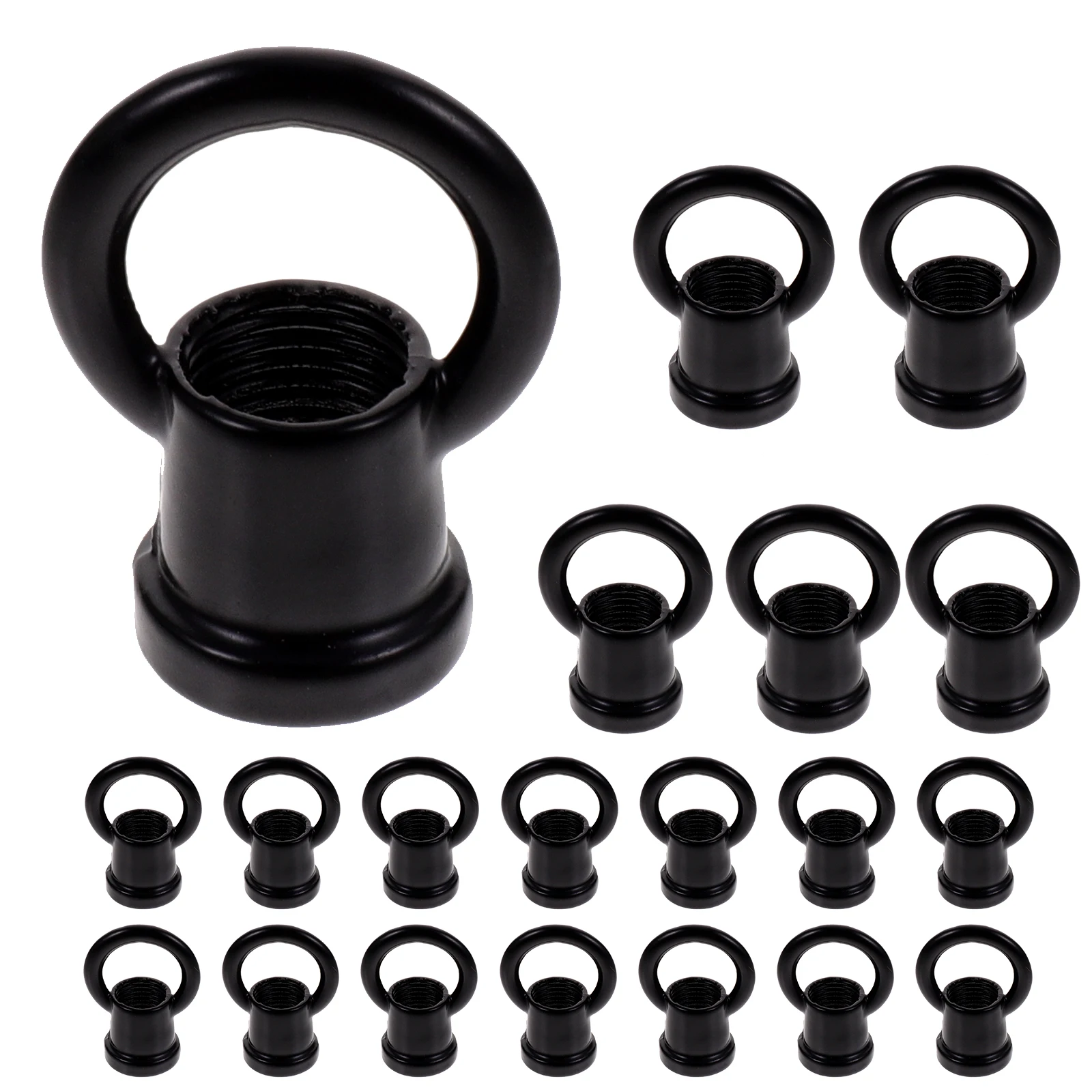 

20pcs Zinc Alloy Hooks Ceiling Hanging Ring Lighting Accessories Chandelier Parts Farmhouse Fixtures Hook Replacement