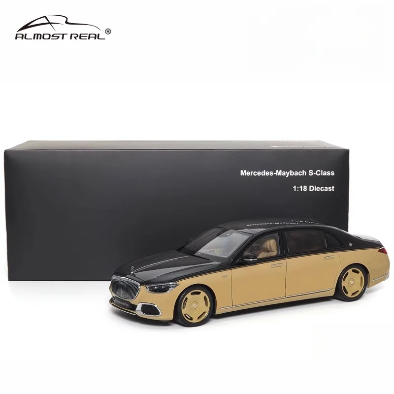 Modèle Mercedes Maybach Classe S 2021 entièrement ouvert, voiture statique en alliage moulé sous pression, modèle de jeu de mode, pièces de collection avancées pour adultes, 1:18