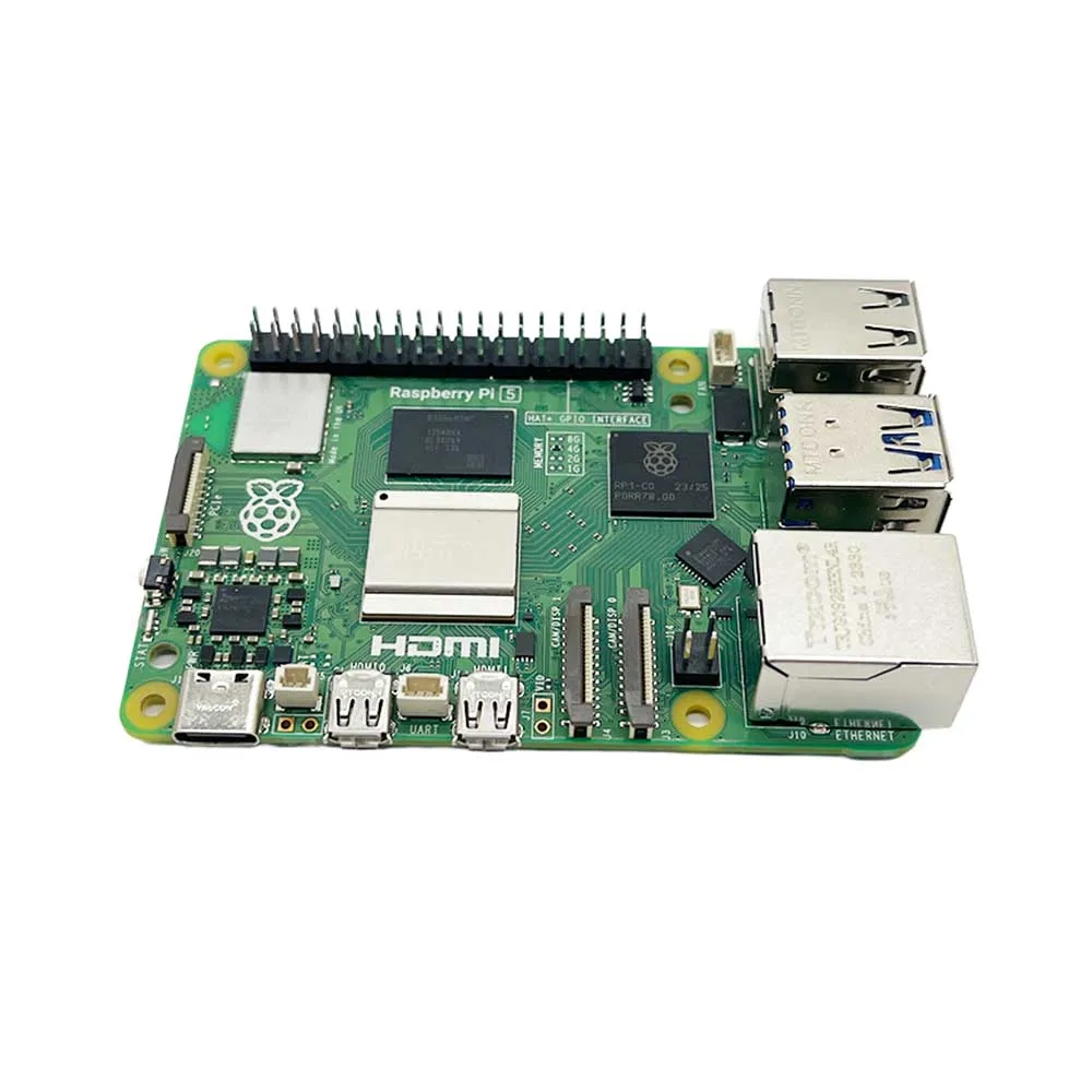 Raspberry pi5 8gb 16gb kit portátil mini computador, 2.4ghz 64bit