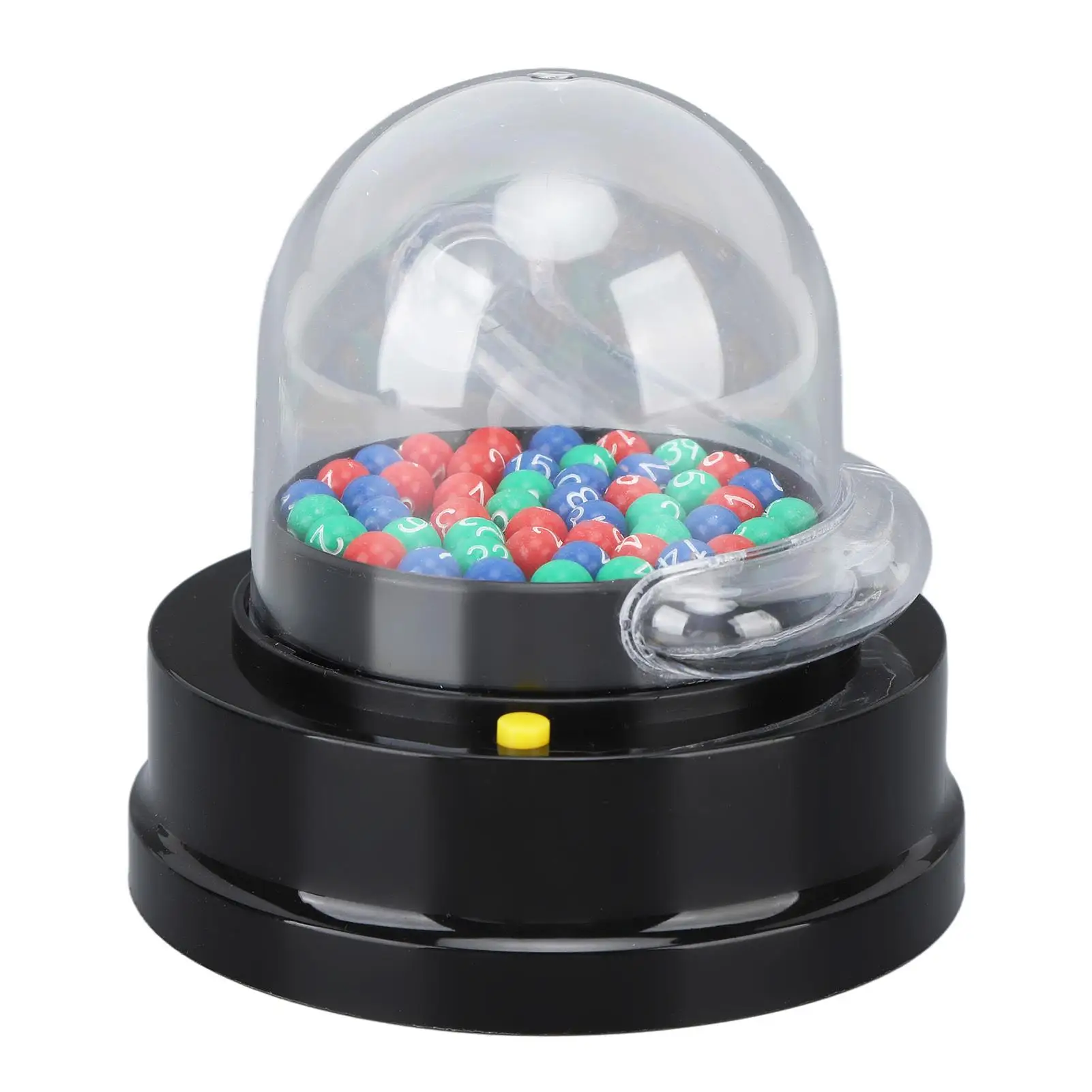 

Electric Lucky Ball Lottery Machine Transparent Case Black