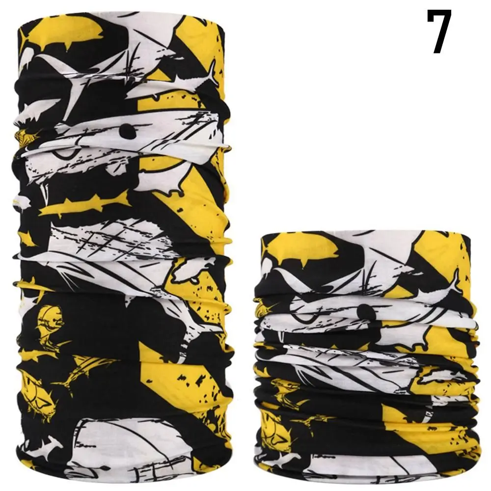 Climbing Hiking Shield Mask UV Protection Windproof Headband Printing Cycling Scarfs Ski Fishing Headwear Magic Neck Scarf