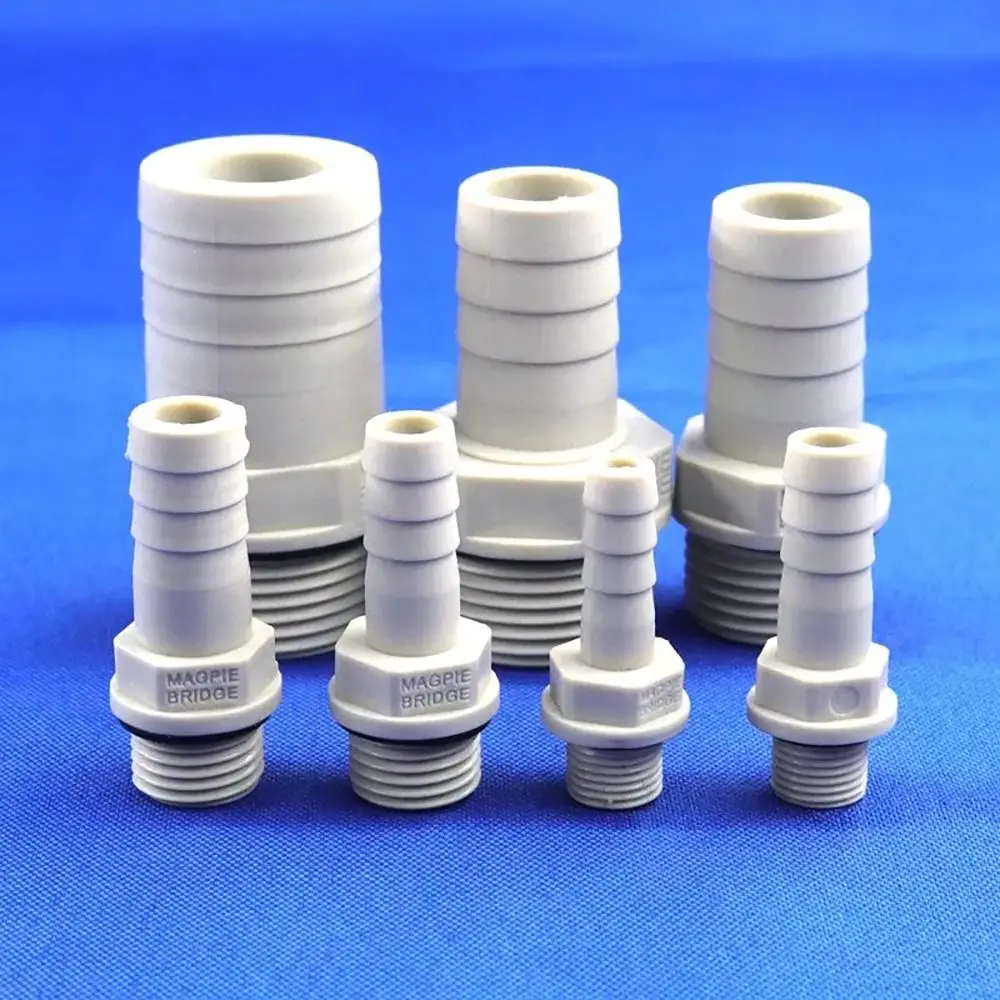

1 шт. пластиковый фитинг для шланга с наружной резьбой 1/4" 1/8" BSP, соединитель с шипами 6/8/10/12 мм, аксессуар для садового полива