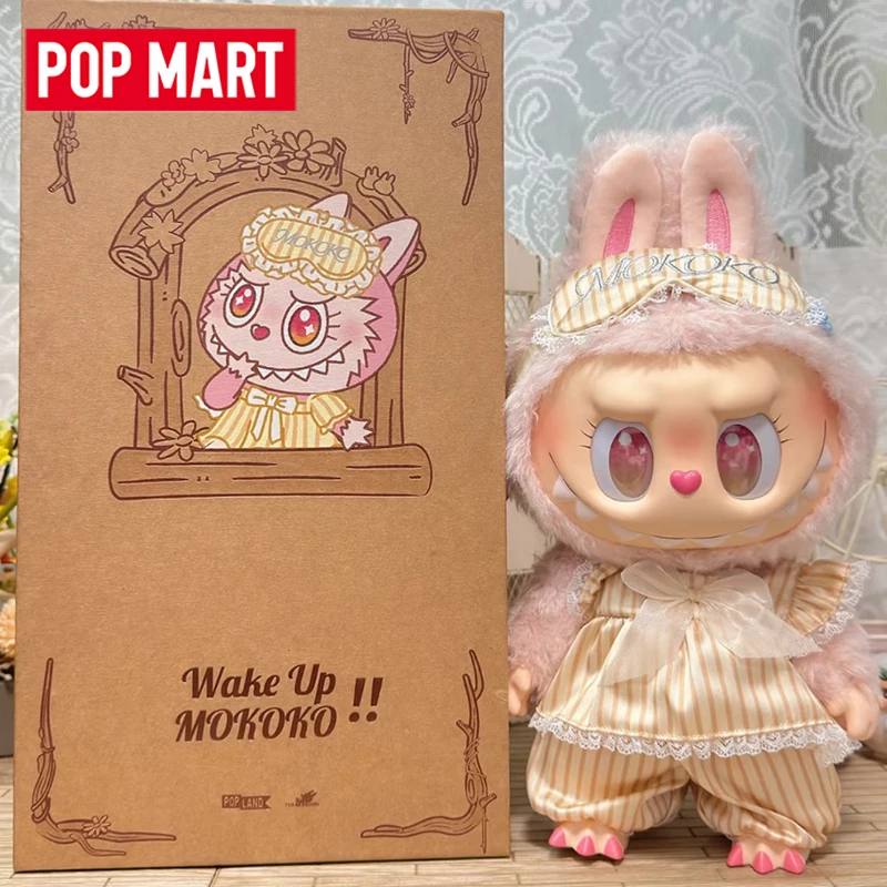 

POP MART THE MONSTERS MOKOKO WAKE UP Series Vinyl Plush Genuine Mystery Box Blind Box Guess Bag Toys Doll Cute Desktop Ornaments