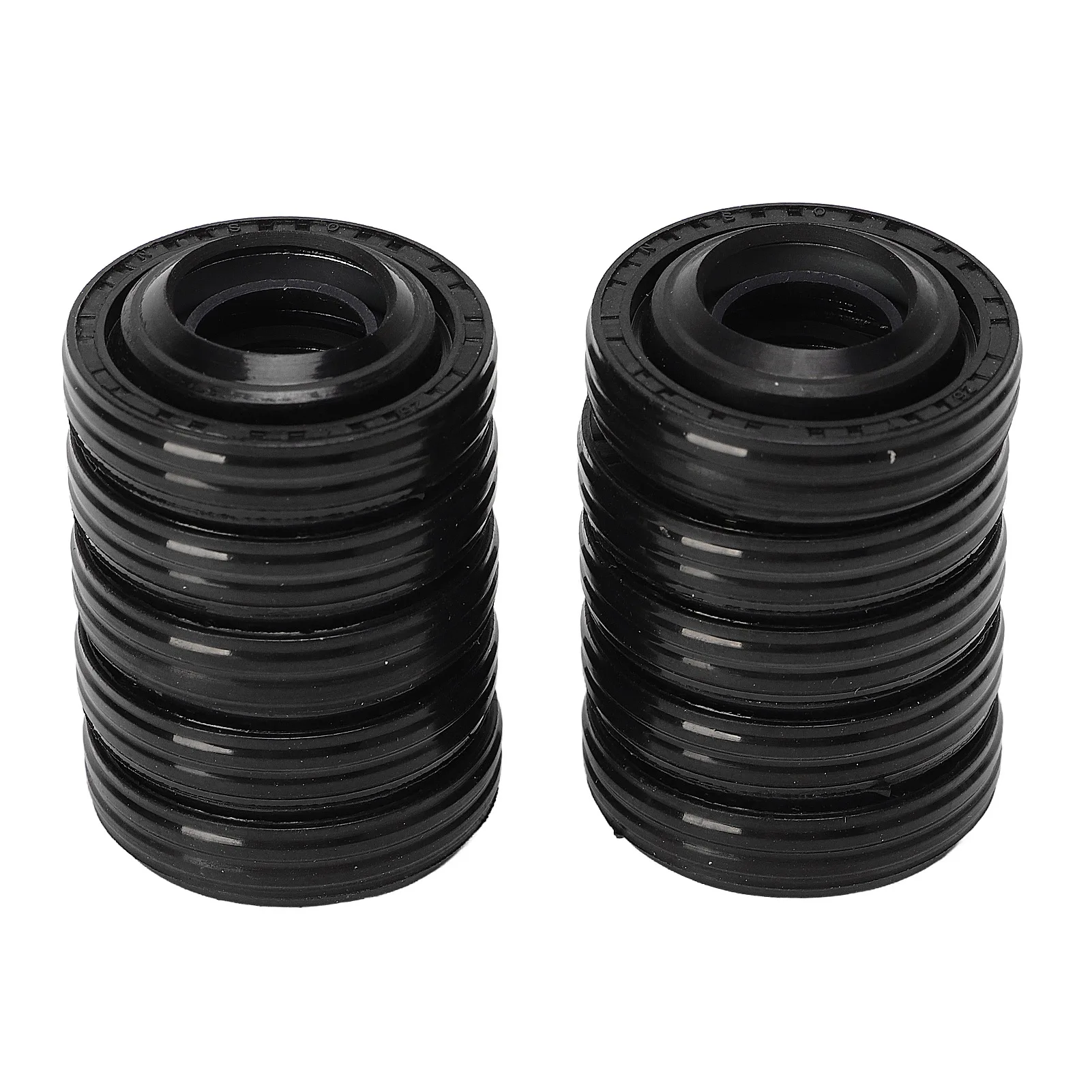 10Pcs Car AC Air Conditioner Compressor Shaft Oil Seal Kit Rubber for V5 AC Compressors