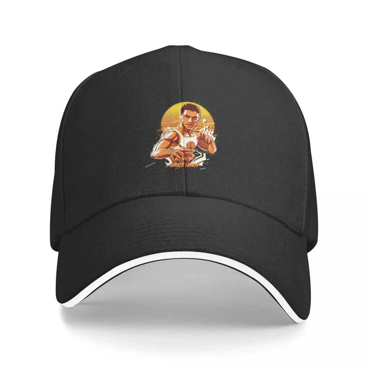 Bruce Leroy Baseball Cap black Beach Mens Tennis Women's