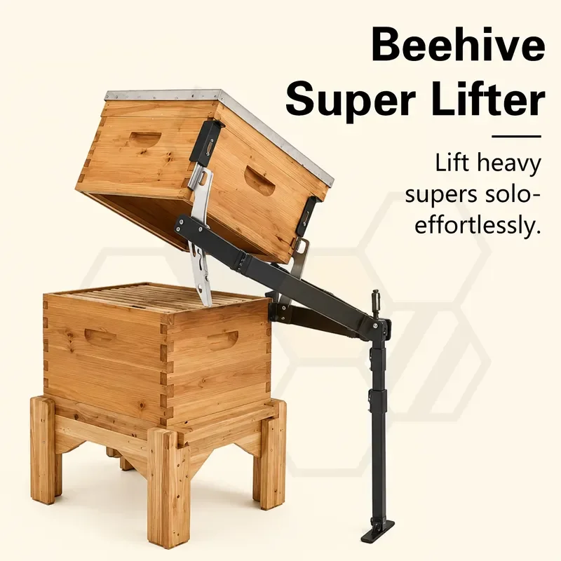 Manual Labor Saving Bee Hive Lifting Beehive Box Lifter Tool for Australia Super Deep Medium Box