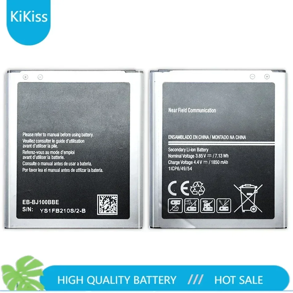 Mobile Phone Battery For Samsung Galaxy J1 (2015 VERSION) J100 J100F J100H J100FN J100M J100D Battery EB-BJ100BBE 1850mAh