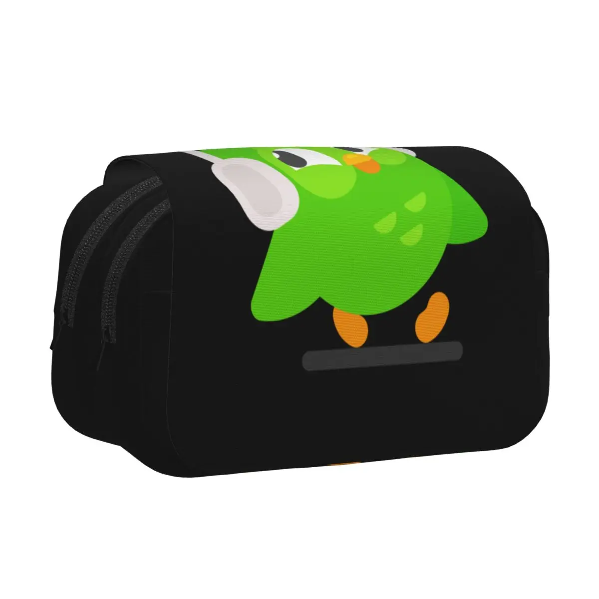 

Пенал Duolingo Owl Duo, кожаный, с жестким корпусом, большой вместимости, для студентов, в подарок