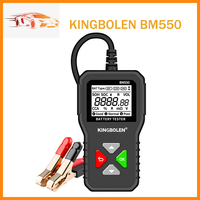 KINGBOLEN BM550 Auto Car Battery Tester 6V 12V 24V 100-2000 CCA Battery System Detect Battery Analyzer Car Battery Tool PK KW208