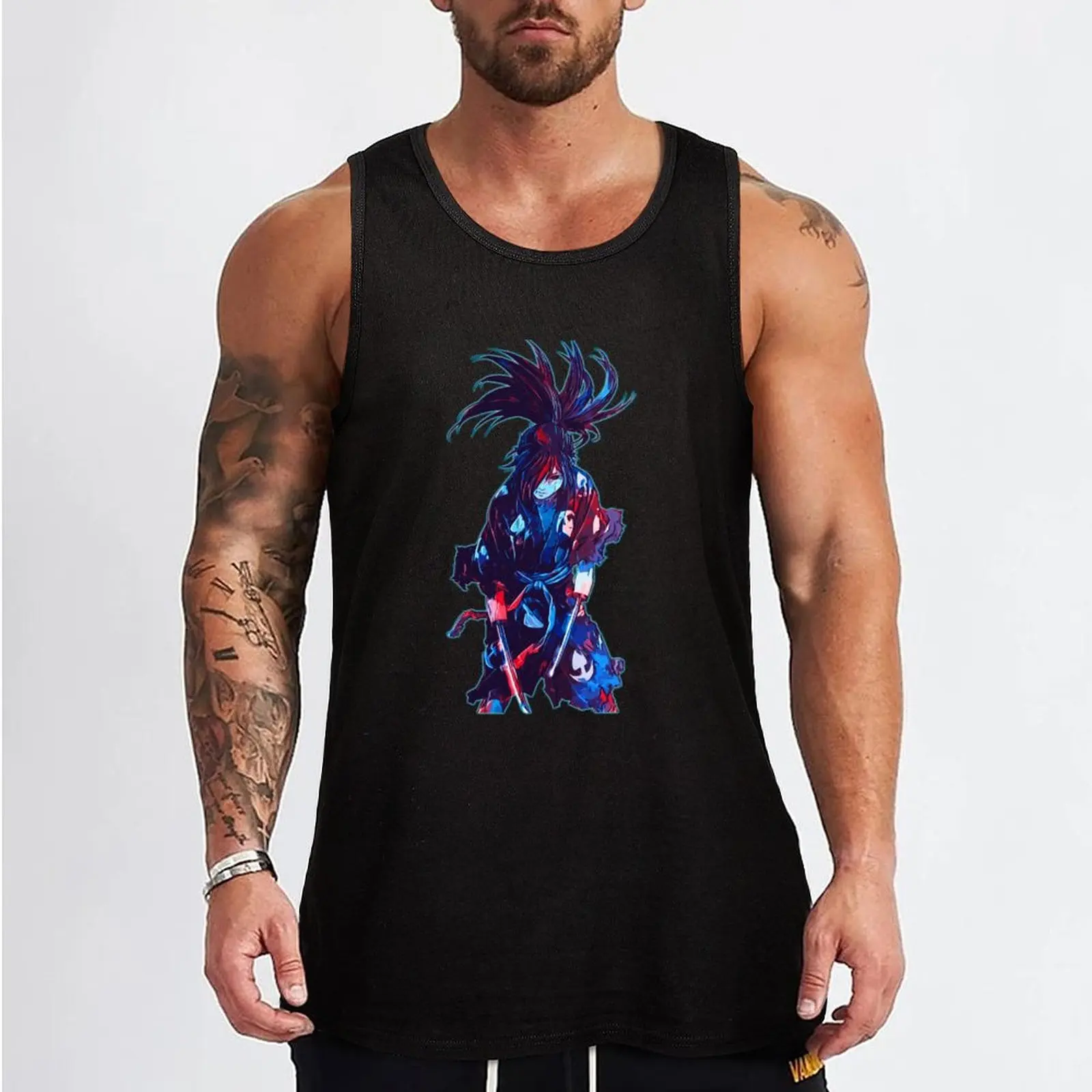 Hyakkimaru Tank Top t-shirts for men Men's summer vest muscle t-shirt