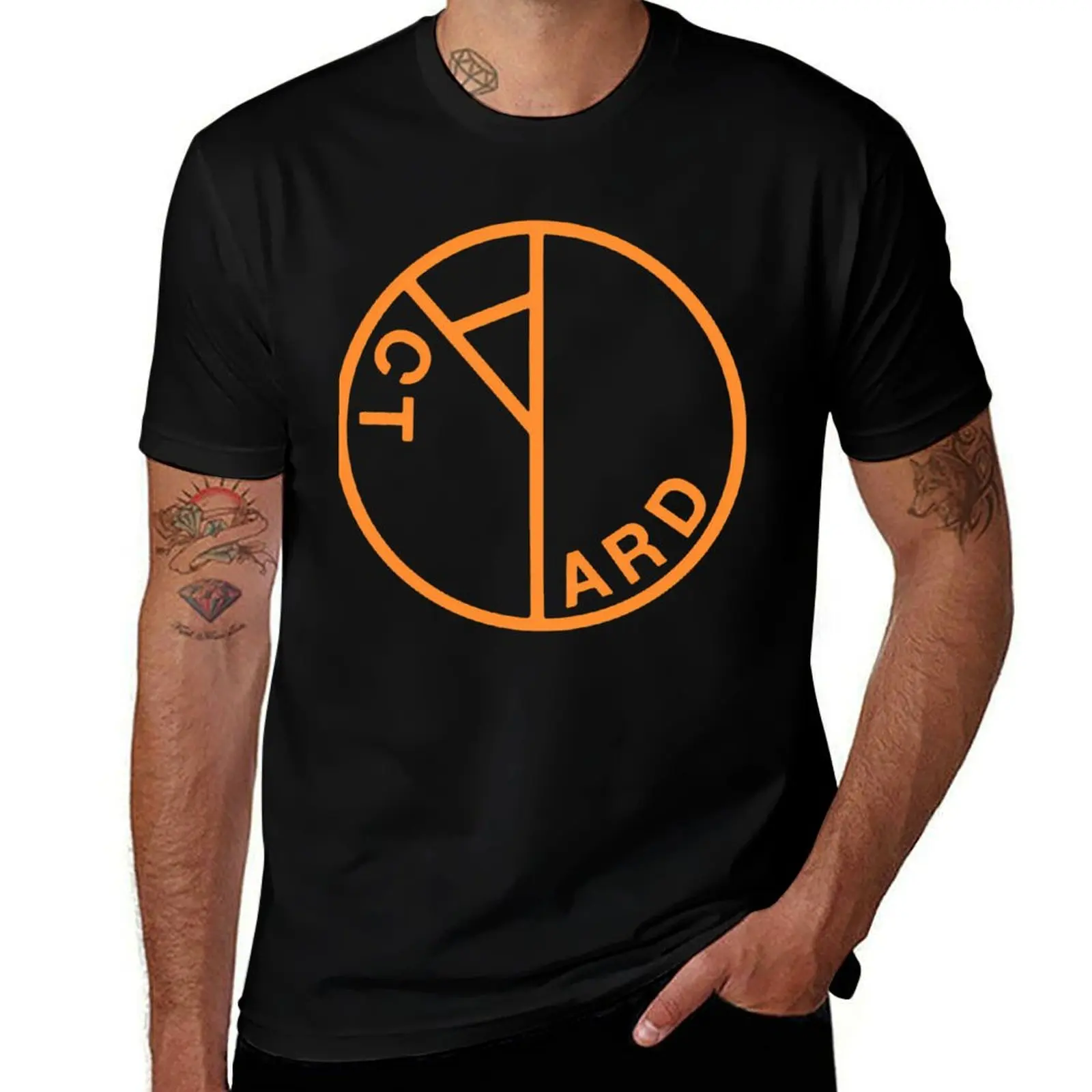

Yard Act Logo Orange The Overload T-Shirt t shirt man luxury man t shirts for men casual t shirt personalised T-Shirt
