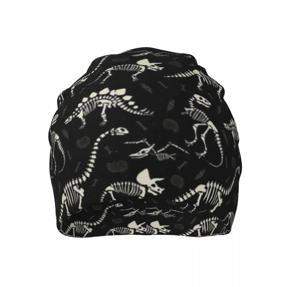 

Dinosaur Fossils In Black Unisex Pullover Cap Beanies Hat For Men And Women Outdoor Hat