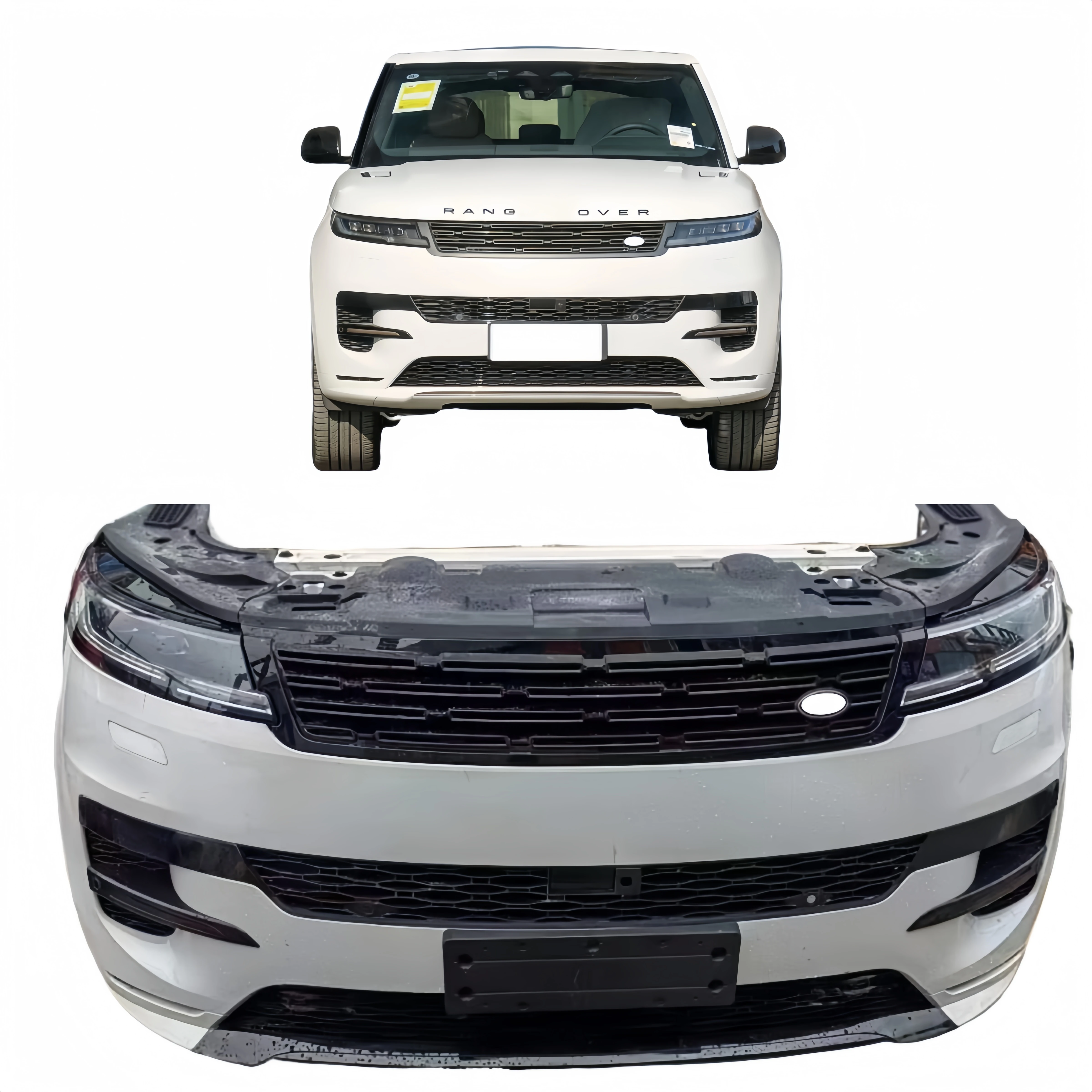 

Б/у, простой в установке спортивный комплект кузова Range Rover, переднее и заднее пластиковое алюминиевое крыло, модернизация, замена фар, автобампер