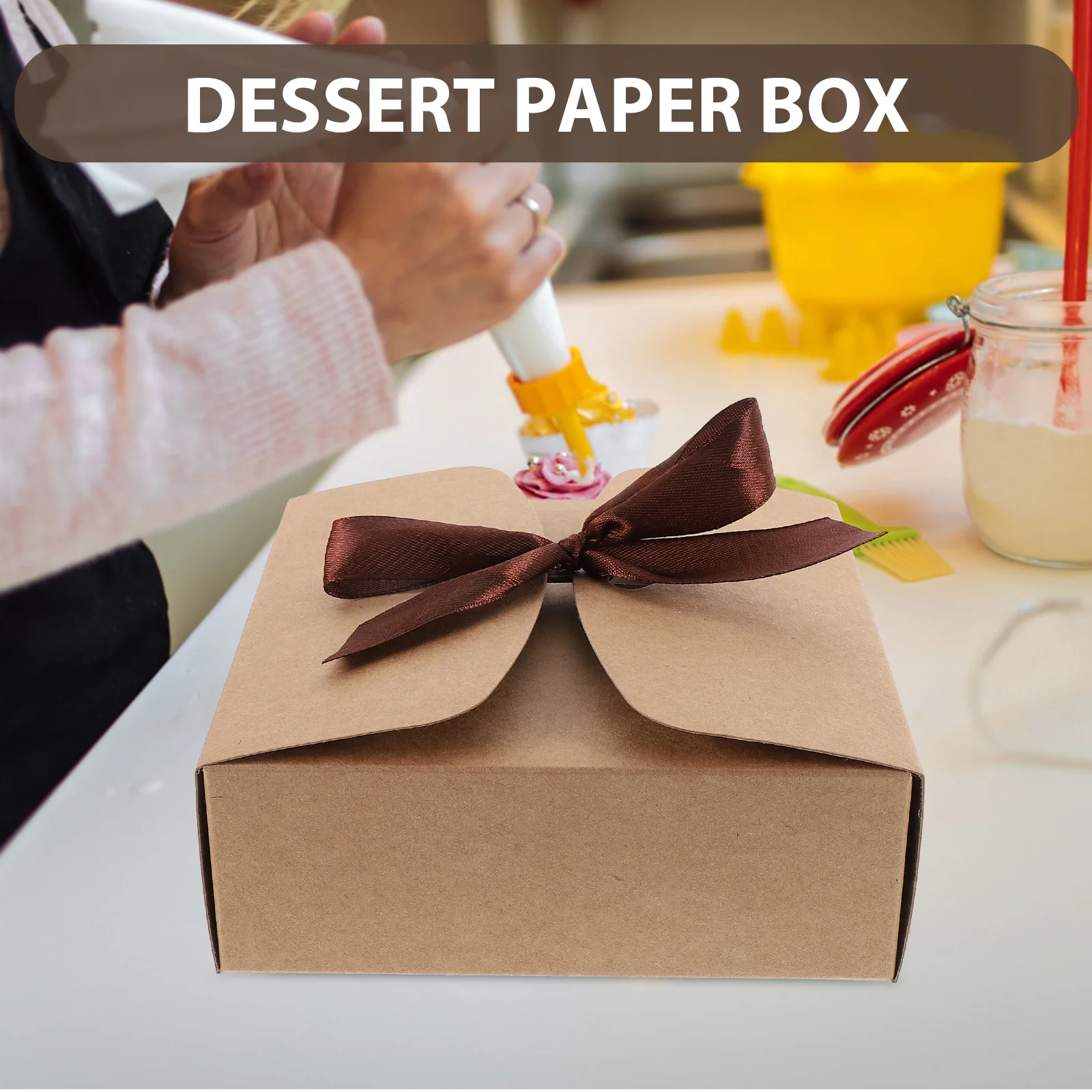 20 قطعة من علب الهدايا الجميلة خفيفة الوزن مصنوعة من ورق الكرافت وحفلات الزفاف وأعياد الميلاد وحاويات حلوى الشوكولاتة #1