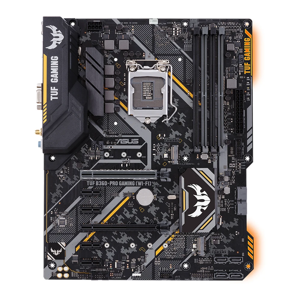 Imagem -03 - Asus-tuf Gaming Motherboard Agente Nacional Gaming Intel B360 Lga 1151 Wifi