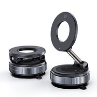 Universal Strong Magnetic Car Phone Holder Foldable Design 360° Adjustable Vacuum Mount for Car Desk Bathroom