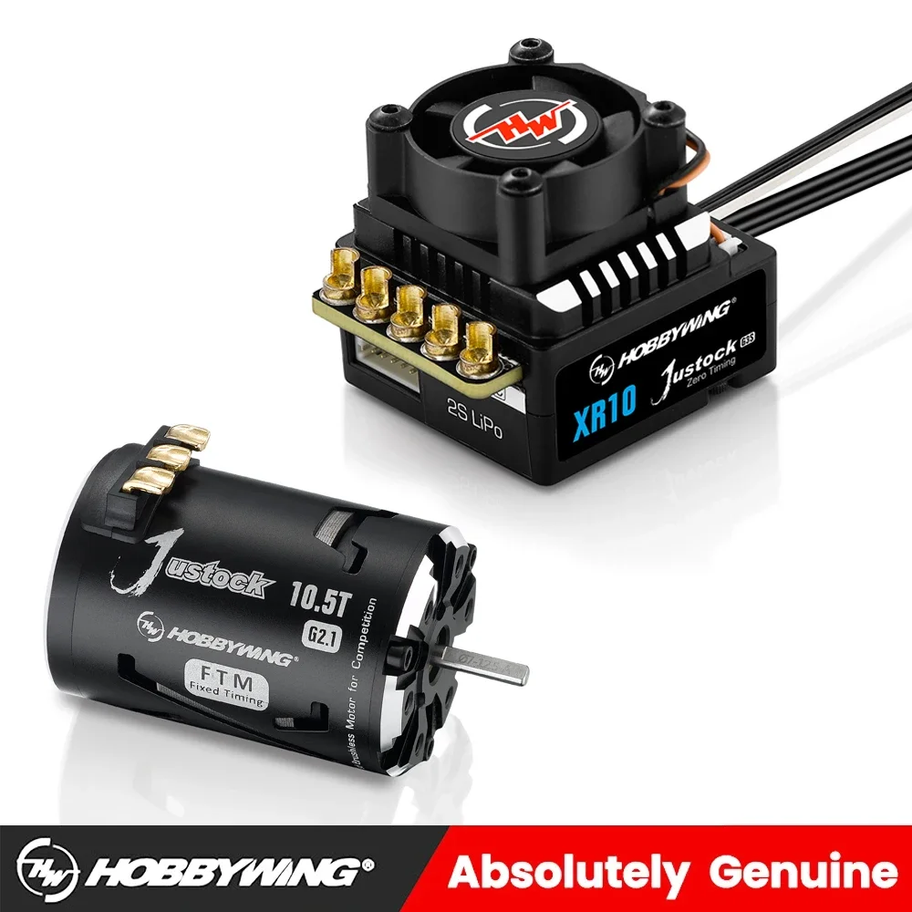 HOBBYWING XERUN XR10 JUSTOCK G3S 60A ESC 3650 Brushless Motor for 1/10 1/12 RC Racing Touring On-road Off-road Drift Buggy Car