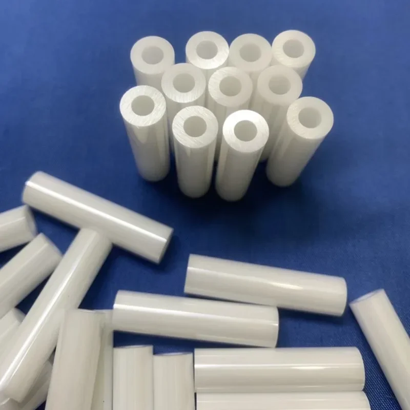 Zirconia ceramic shaft sleeve/plunger/pipe/tube high temperature resistance/customized，1pcs OD8mm ID4mm