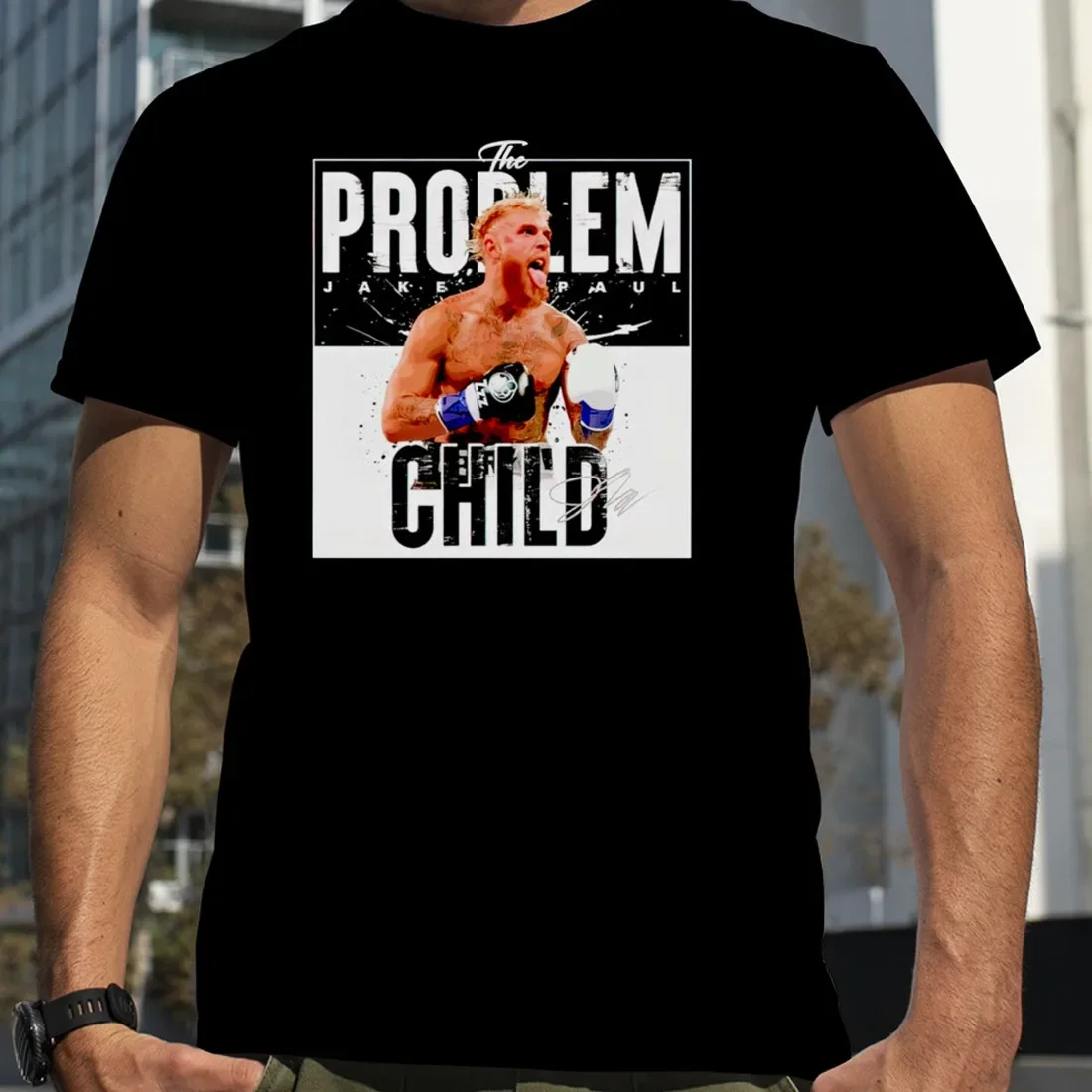 Jake Paul Shirt T Shirt Zwart All Siz S-4XL Mannen Tt3319