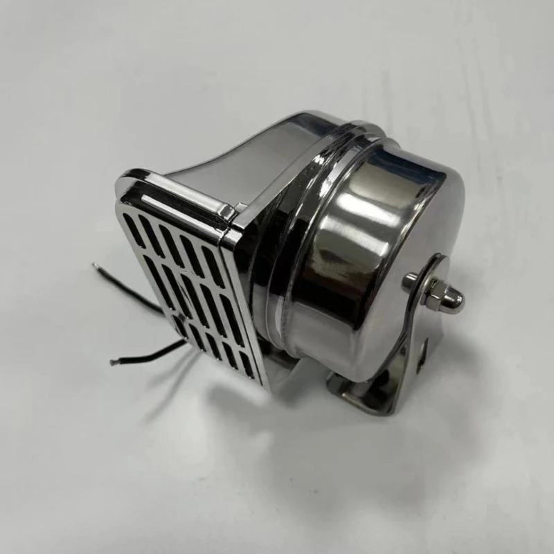 2026 New Premium Vehicle Horn 12V 24V High Low Tone 120dB Stainless Steel Standard Fit