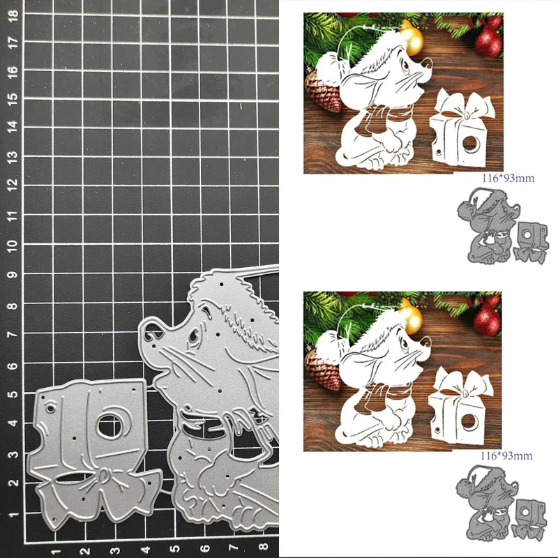 

Metal Cutting Dies Cut Mold animal mouse Decoration Scrapbook Paper Craft Knife Mould Blade Punch Stencils