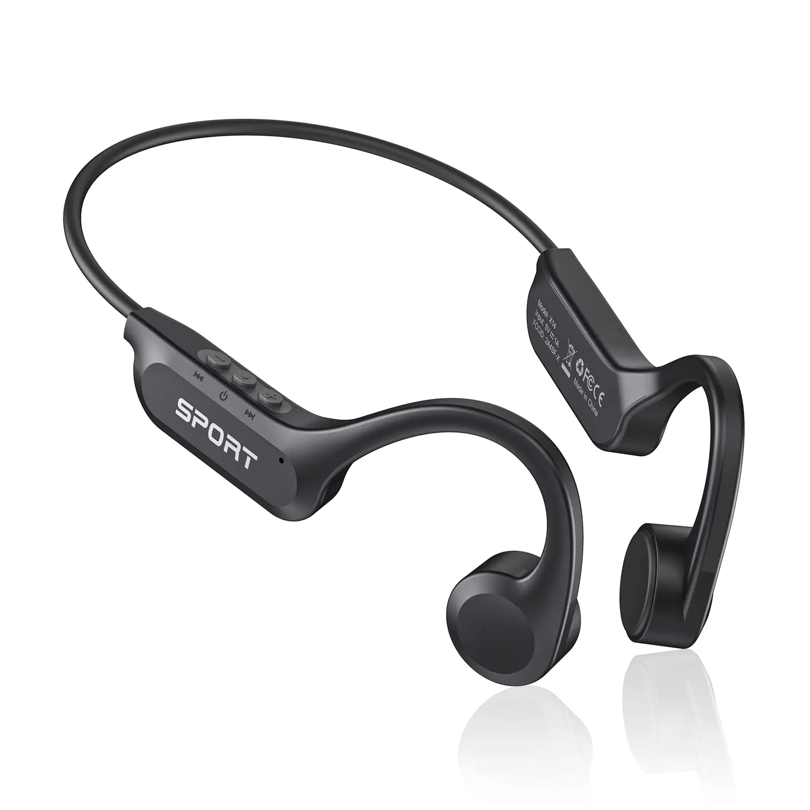 

V30 Bone conduction bluetooth headset Sports hanging ear running headset Suitable for sports yoga Outdoor