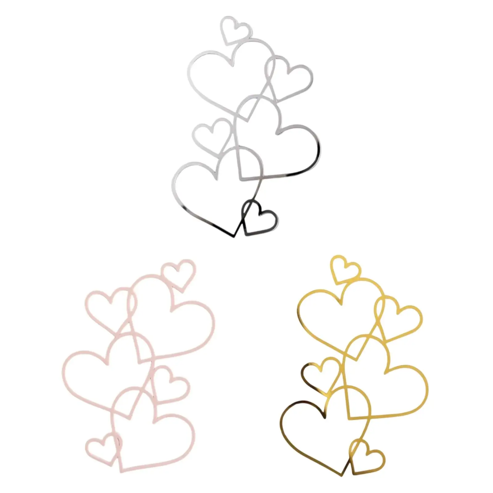 Wedding Cake Topper Acrylic Minimalist Baking Tool Floral Arrangements Dessert