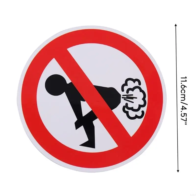 Y9UC รถสติ๊กเกอร์ไม่มีการผายลมตลก Ass Pet Motorcycles อุปกรณ์เสริมภายนอก