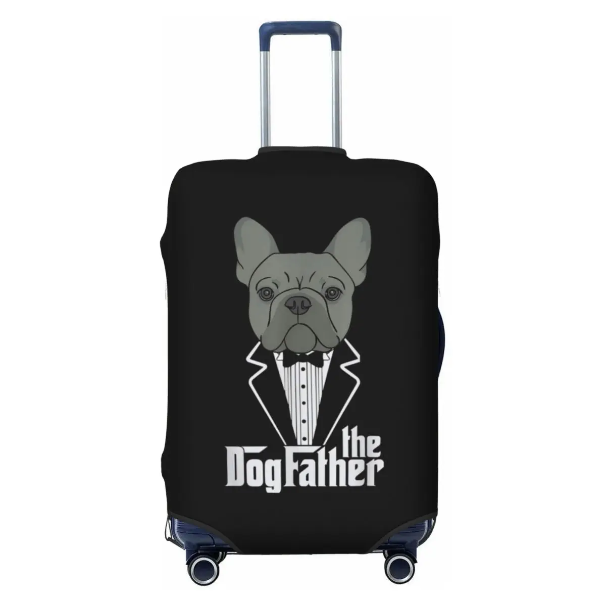 

Custom French Bulldog Suitcase Cover Washable Pet Animal Dog Luggage Protective Covers for 18-32 inch