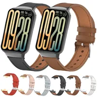 New Leather Strap for Xiaomi Mi Band 9 Pro Smartwatch Replaceable wristband for Mi Band 8 Pro/Redmi Watch 4/5 High Quality Belt