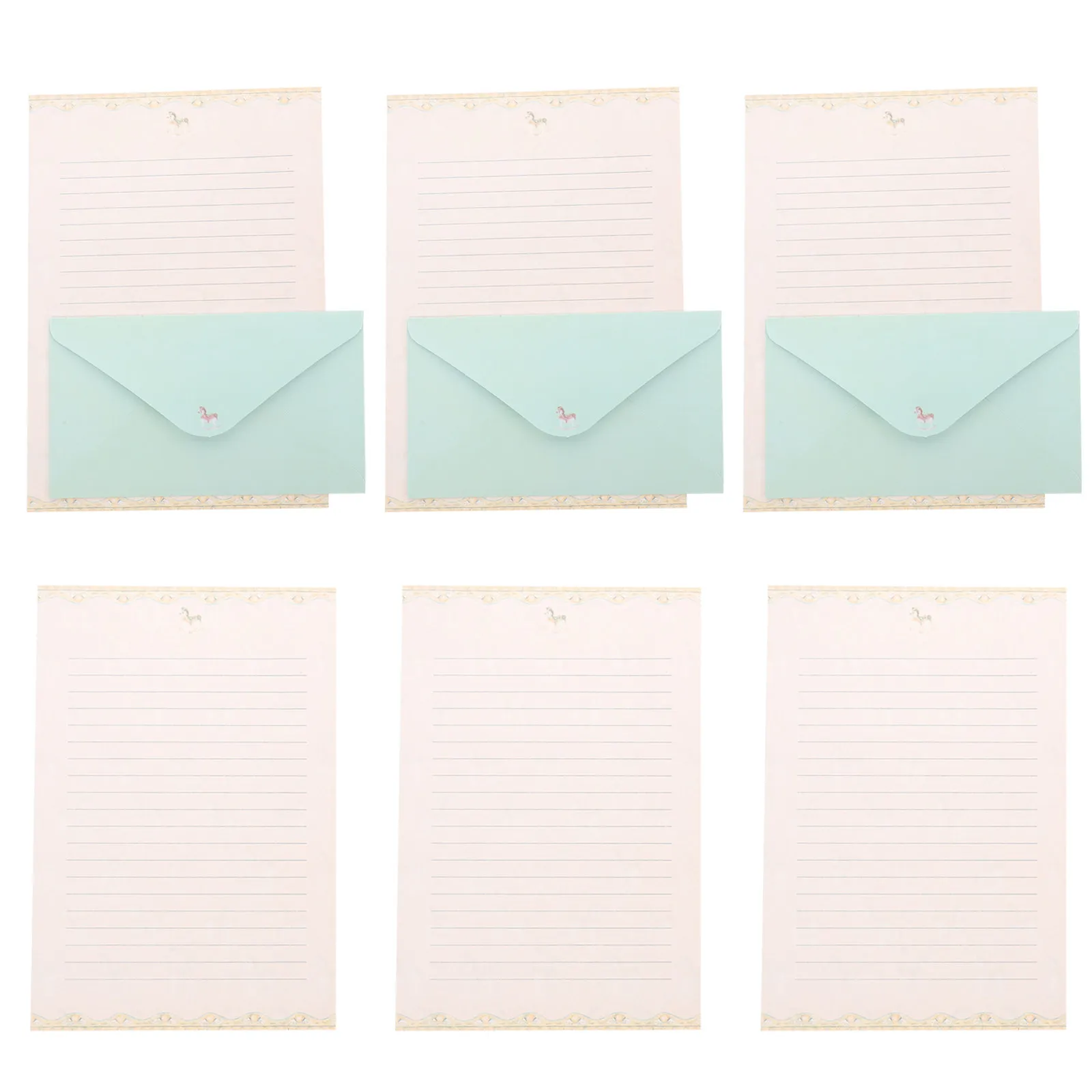 A5 Letter Envelopes Set – 5-Piece Premium Textured Stationery for Thank You Cards, Invitations & DIY Crafts