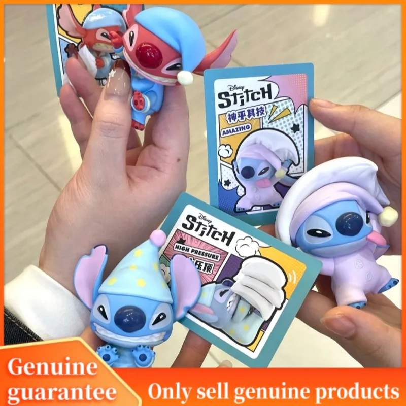 

Genuine Miniso Disney Stitch Plush Battle Chase Variant Stress Relief Decor Stitch Collectible Stitch Disney Toys Kid Birth Gift