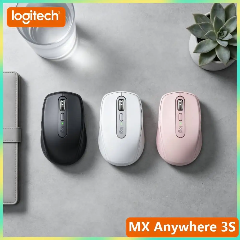 Professional MX Anywhere 3S - 8000 DPI, Hyper-Scroll, USB-C, Must-Have for Pet Groomer & Service Record