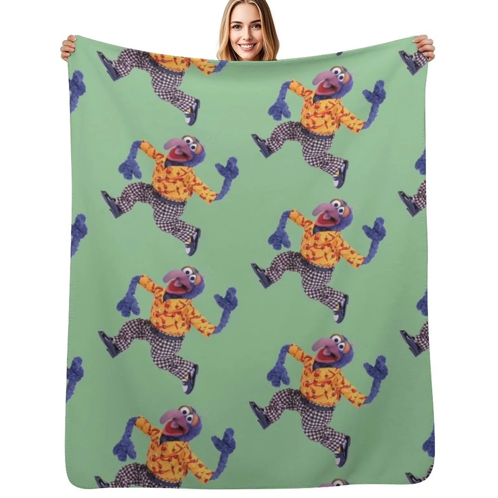 

The Great Gonzo Muppet Pattern Throw Blanket Tourist Beach Travel Blanket