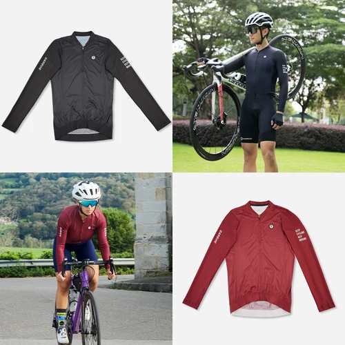 Imagen 2 del producto DAREVIE-Camiseta de ciclismo para hombre, ropa de ciclismo transpirable de manga larga, Anti-UV, para verano, 2024